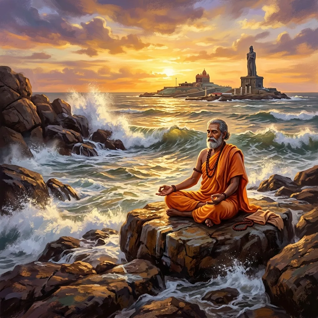 Seashore of Kanyakumari